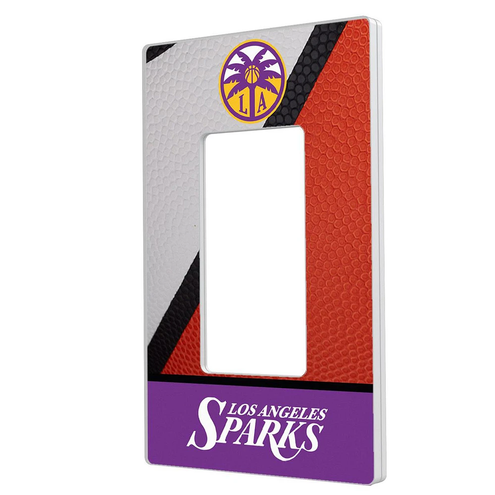 Los Angeles Sparks Basketball Single Rocker Lightswitch Plate