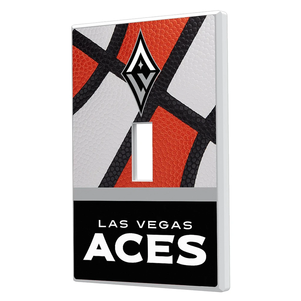 Las Vegas Aces Basketball Single Toggle Lightswitch Plate