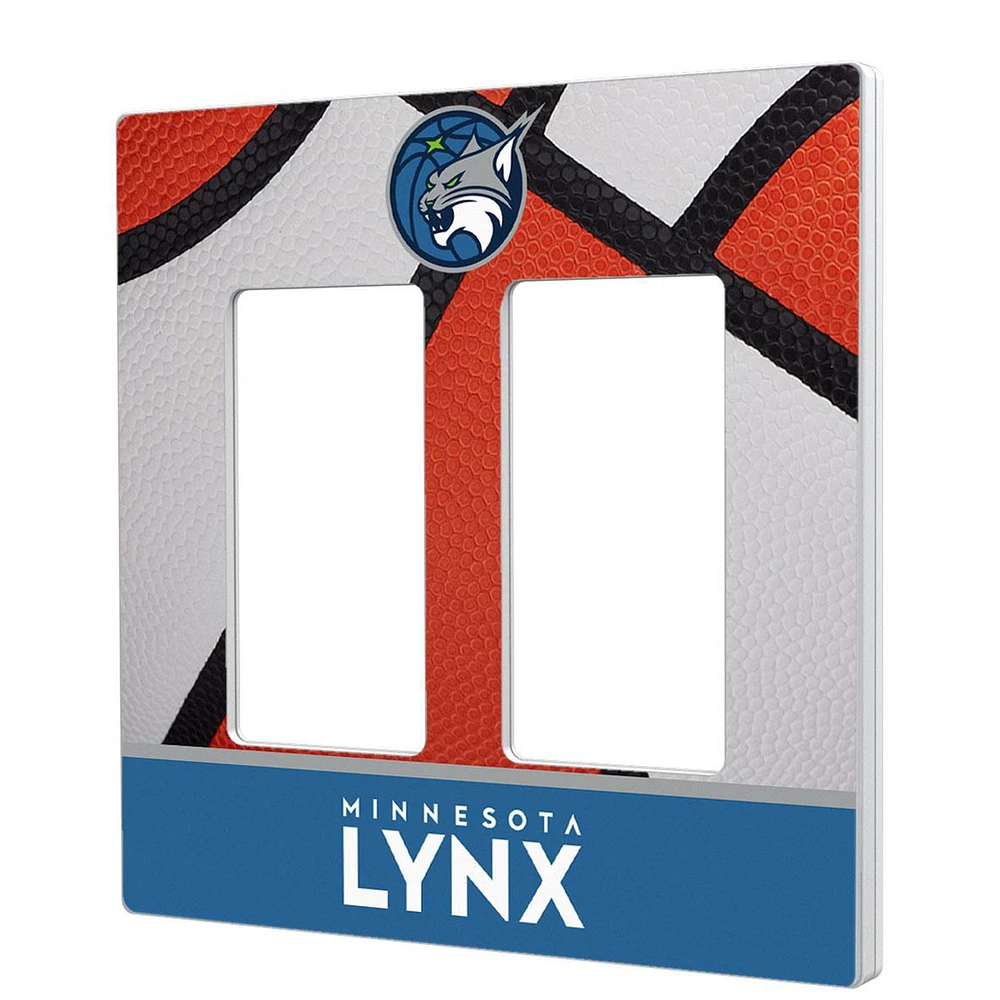 Minnesota Lynx Basketball Double Rocker Lightswitch Plate