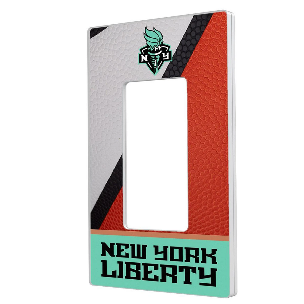 New York Liberty Basketball Single Rocker Lightswitch Plate