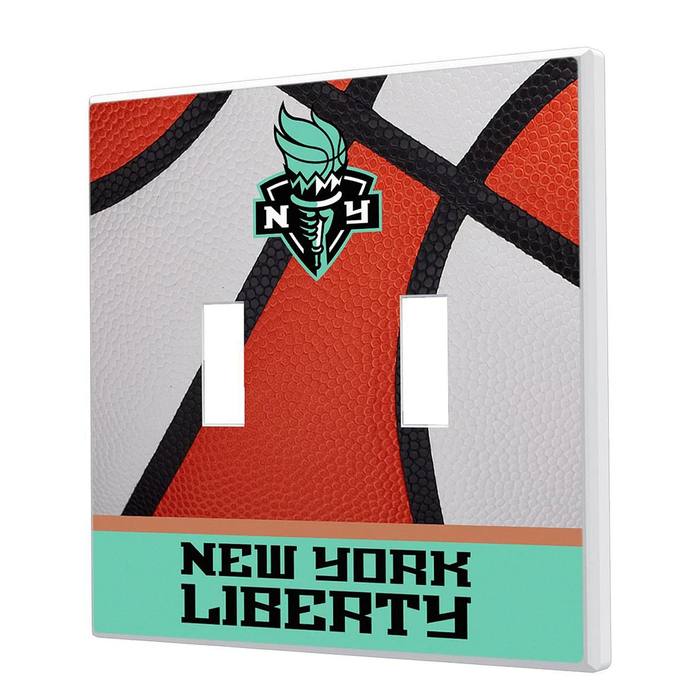 New York Liberty Basketball Double Toggle Lightswitch Plate