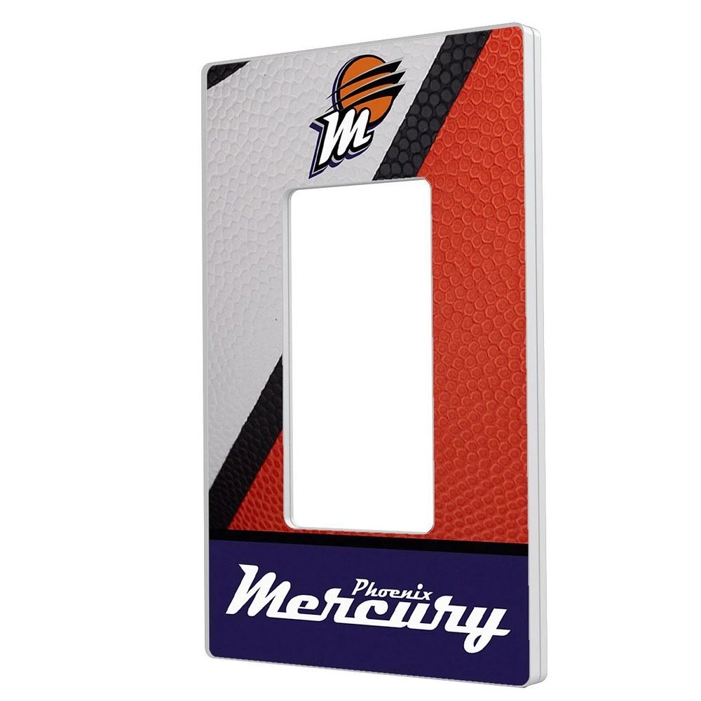 Phoenix Mercury Basketball Single Rocker Lightswitch Plate