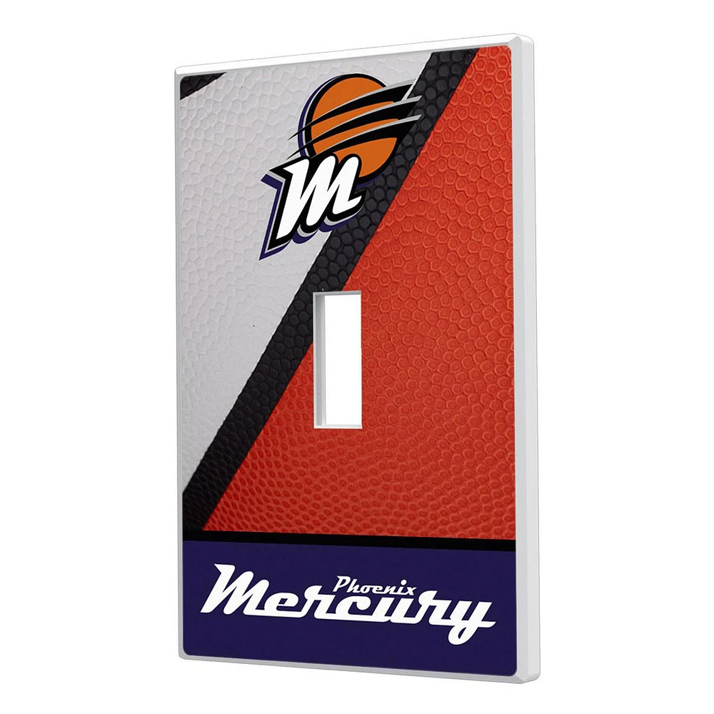 Phoenix Mercury Basketball Single Toggle Lightswitch Plate