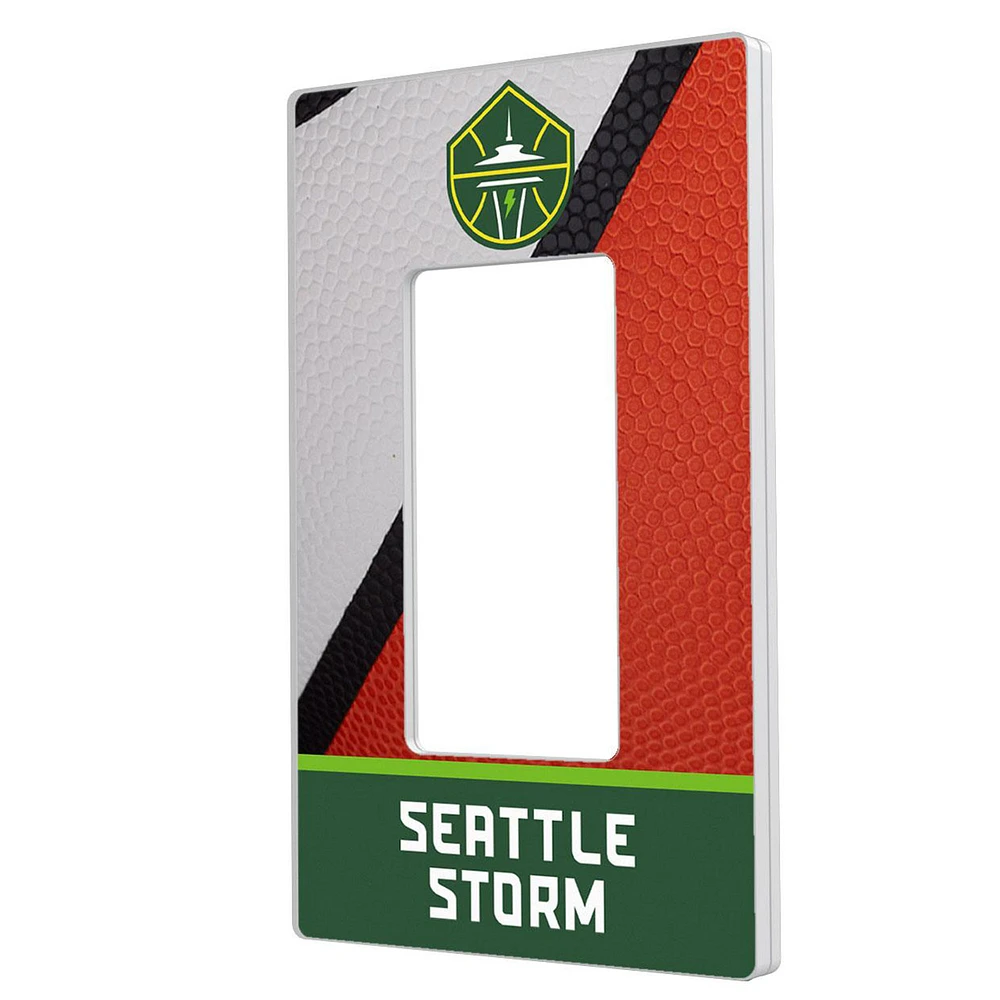 Seattle Storm Basketball Single Rocker Lightswitch Plate