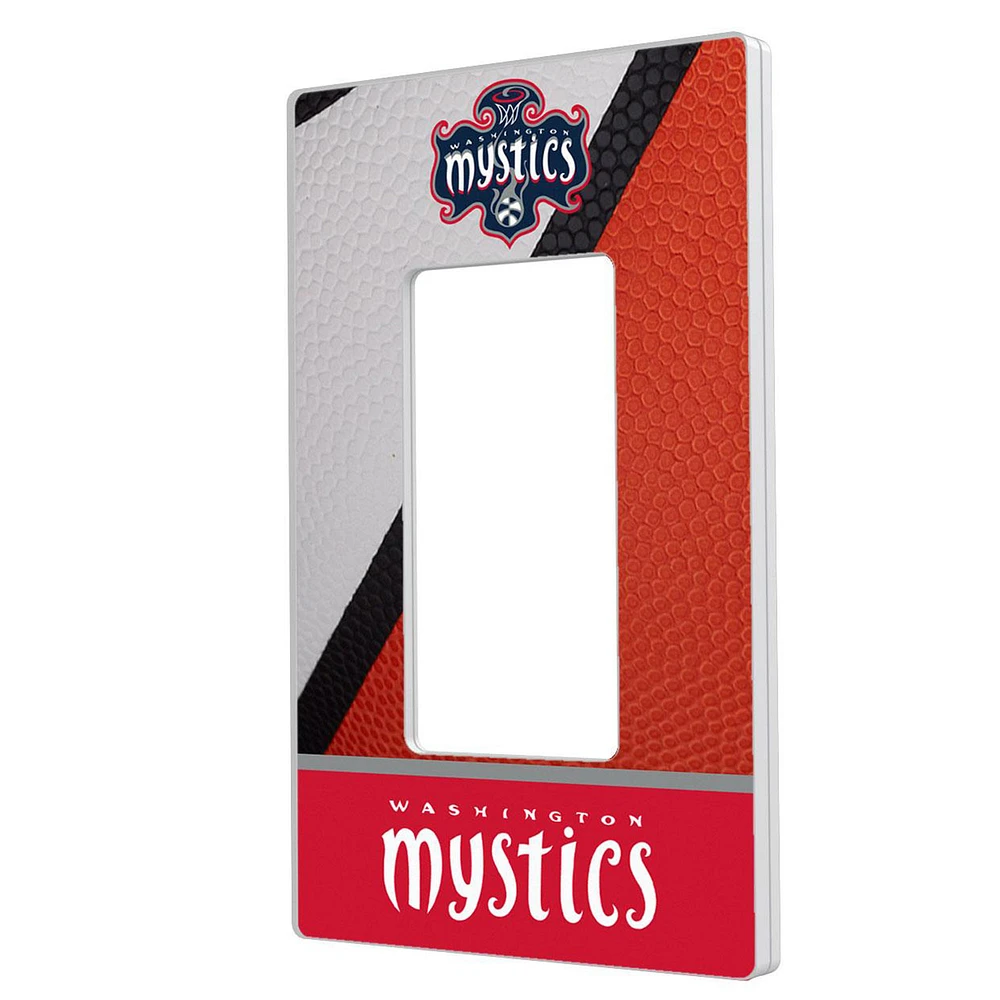 Washington Mystics Basketball Single Rocker Lightswitch Plate