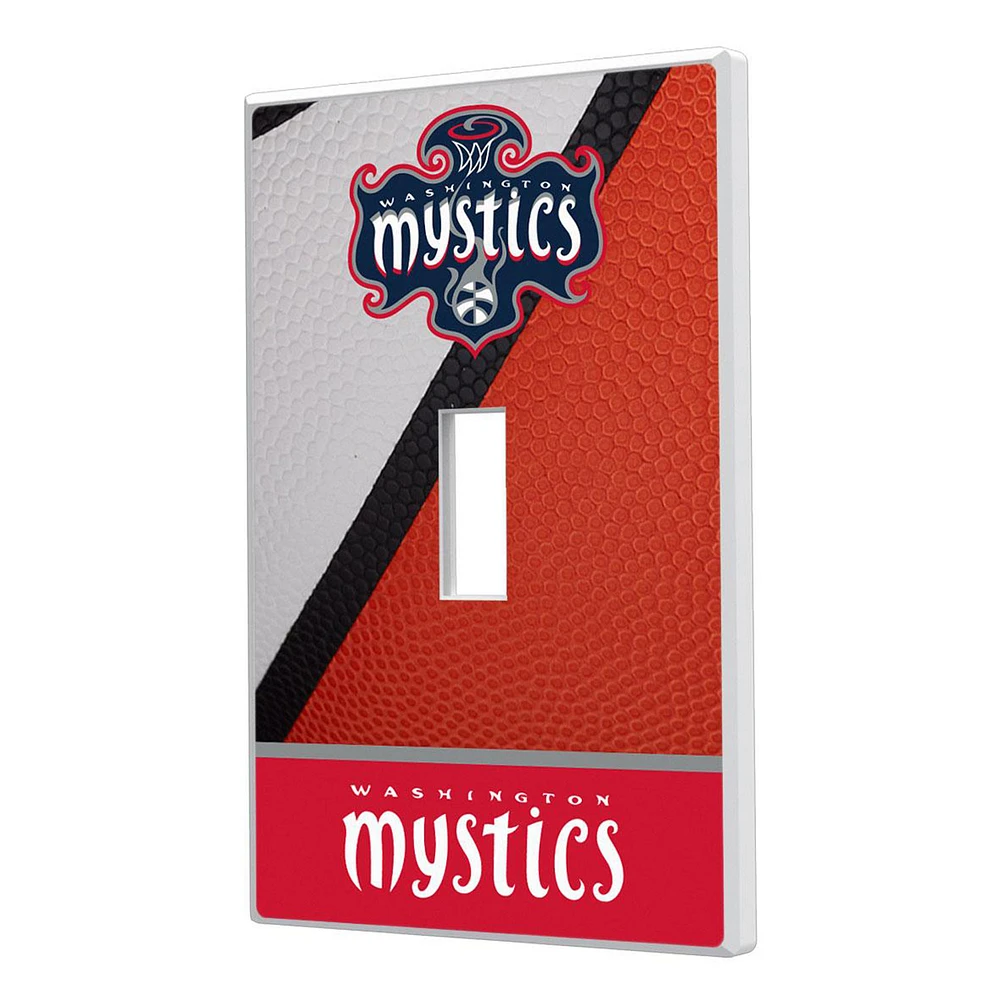 Washington Mystics Basketball Single Toggle Lightswitch Plate