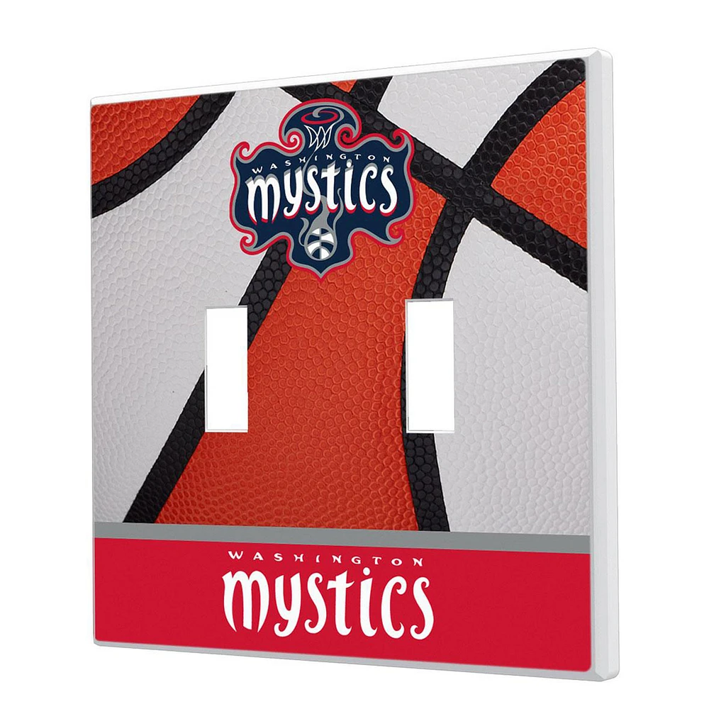 Washington Mystics Basketball Double Toggle Lightswitch Plate