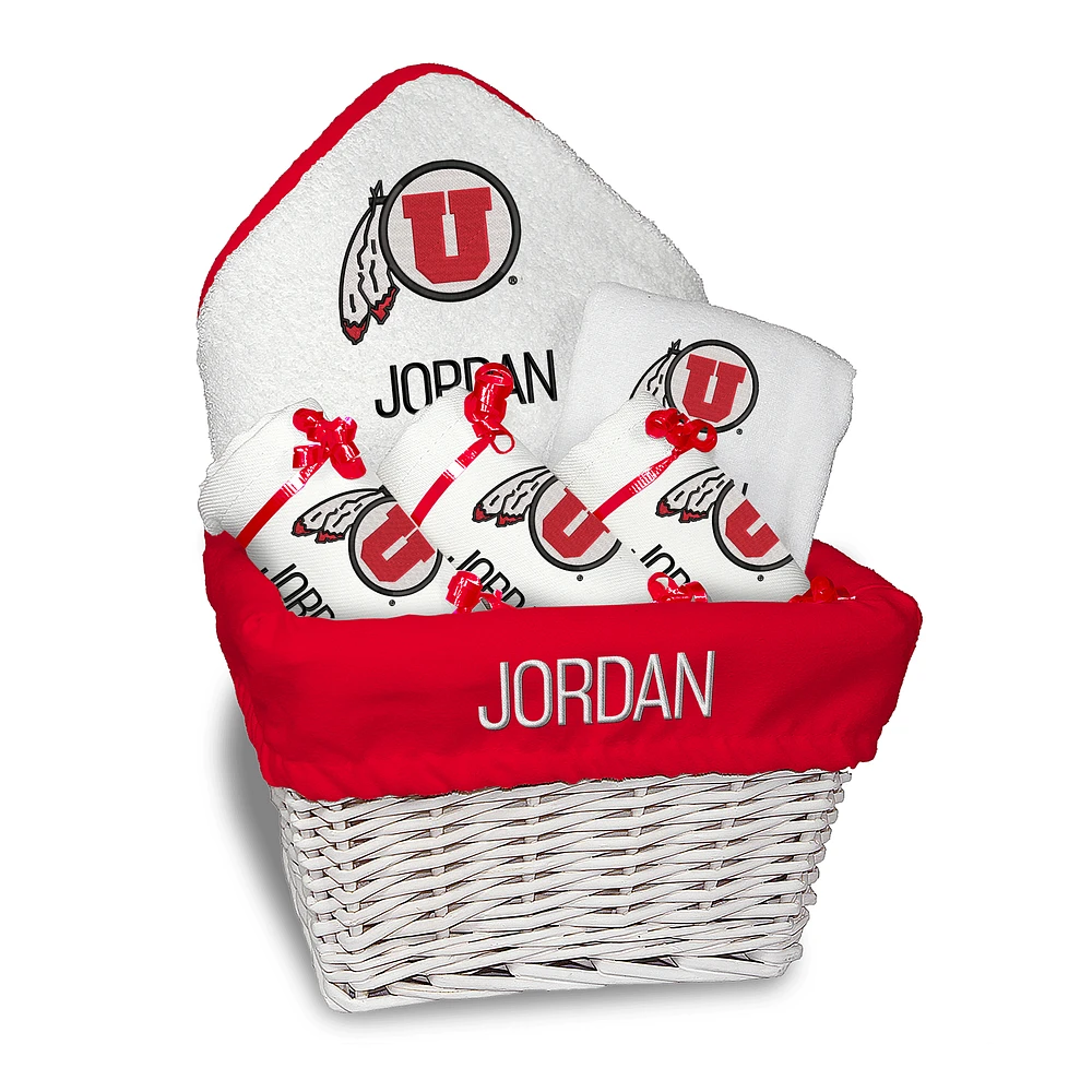 Infant Utah Utes Personalized Medium Basket