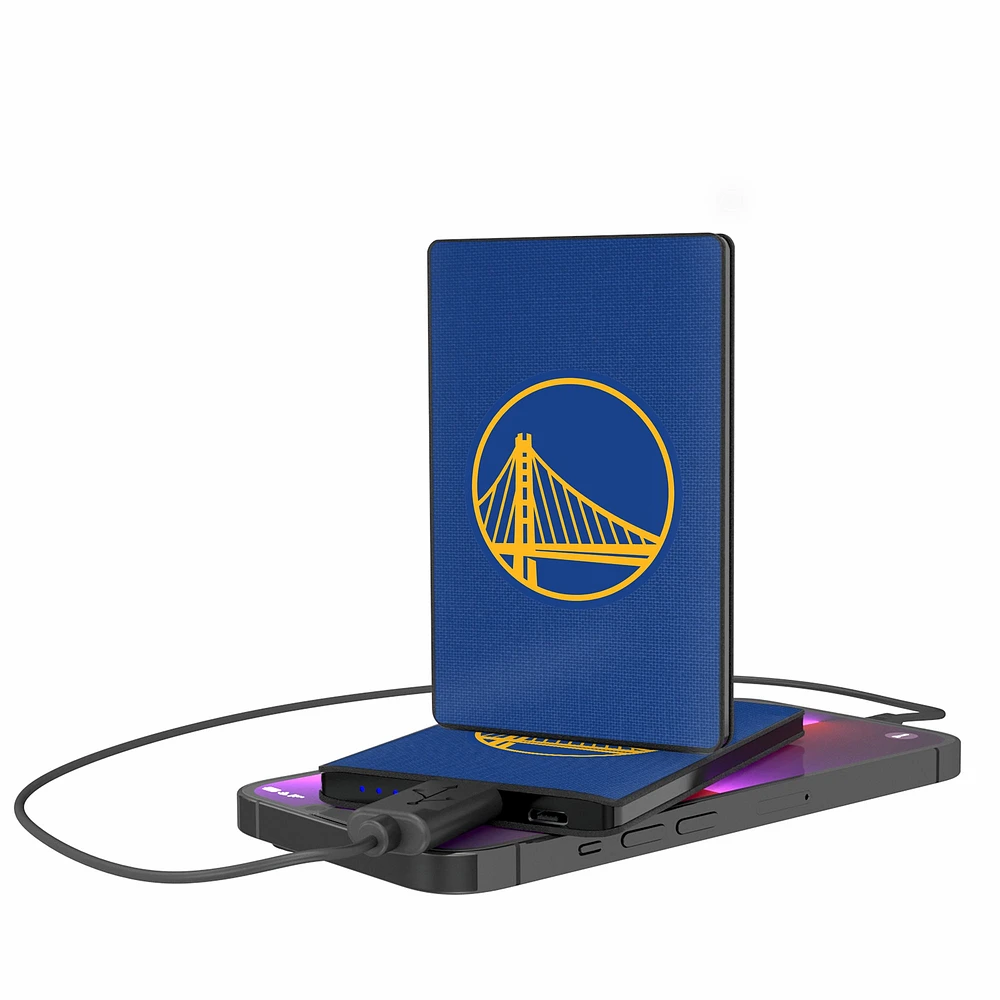 Golden State Warriors Solid Design 2500mAh Credit Card Powerbank