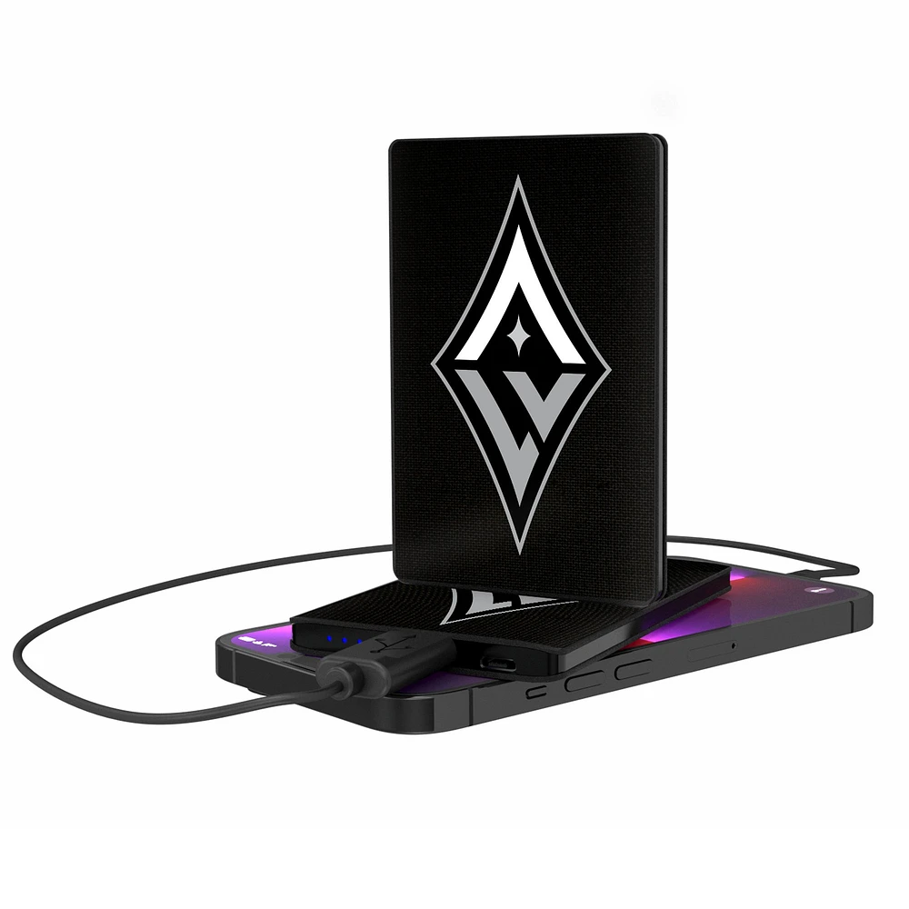 Las Vegas Aces Solid Design 2500mAh Credit Card Powerbank