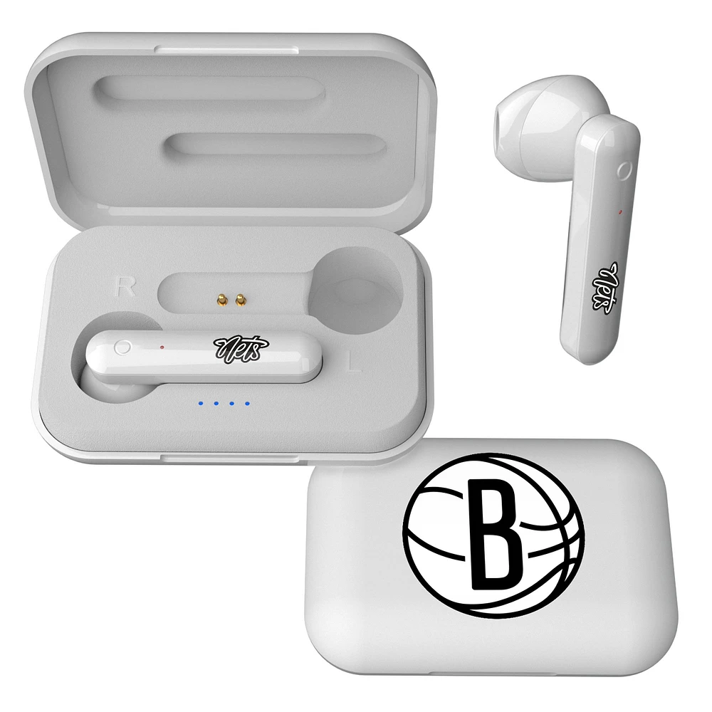 Keyscaper Brooklyn Nets Insignia Wireless Earbuds
