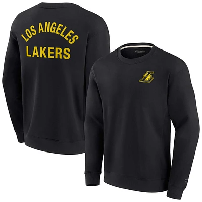 Unisex Fanatics Black Los Angeles Lakers Elements Super Soft Fleece Pullover Sweatshirt