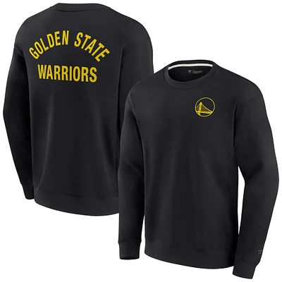 Unisex Fanatics Black Golden State Warriors Elements Super Soft Fleece Pullover Sweatshirt