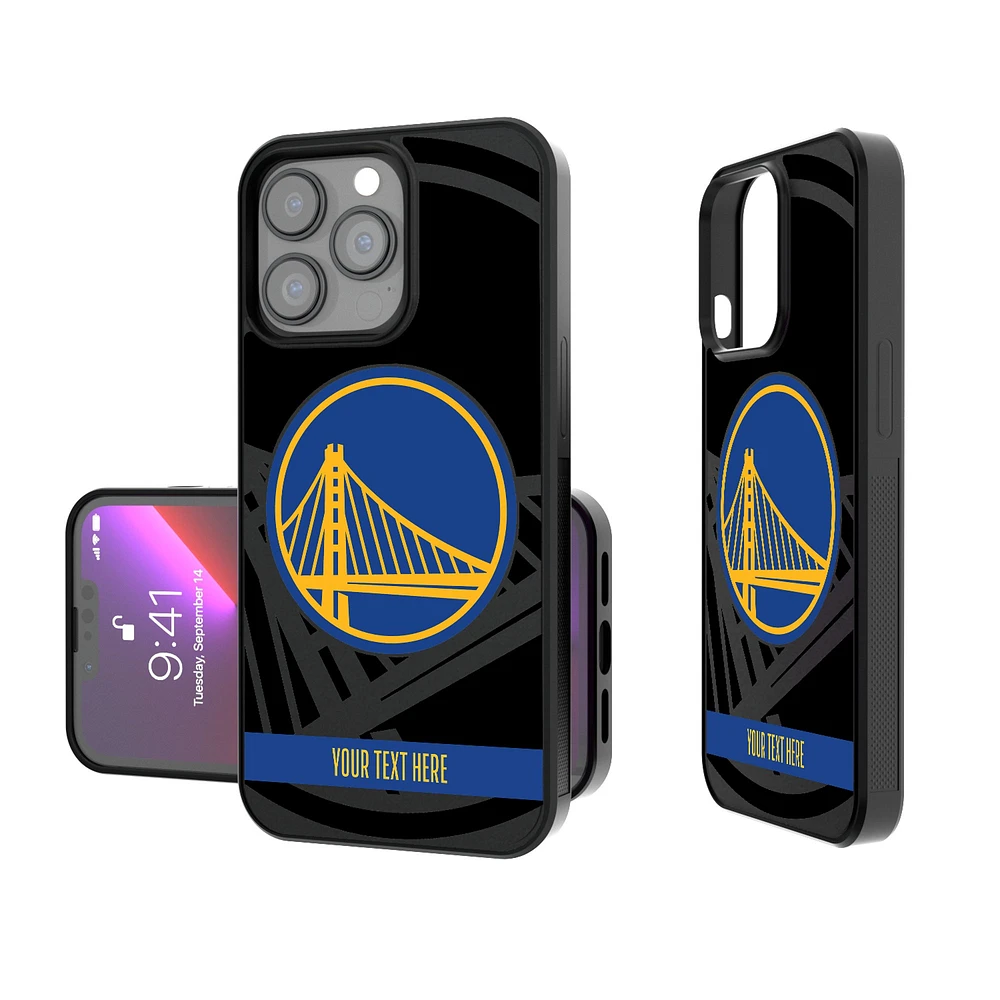Golden State Warriors Personalized Tilt Design iPhone Bump Case