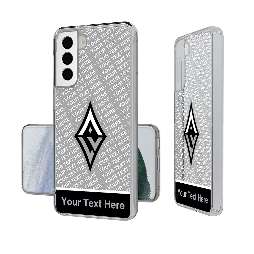 Las Vegas Aces Personalized Tilt Design Galaxy Clear Case