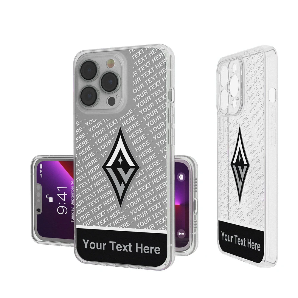 Las Vegas Aces Personalized Tilt Design iPhone Clear Case
