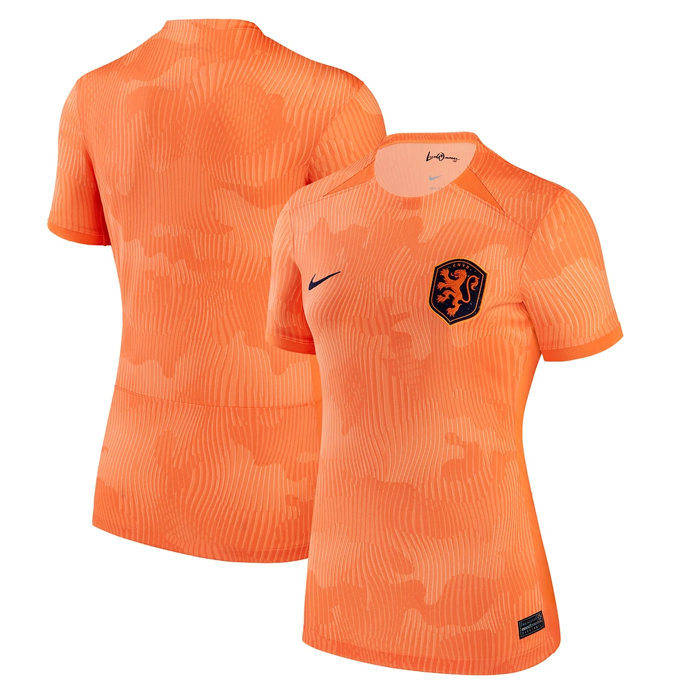 Women's Nike Orange Netherlands Women's National Team 2023 Home Stadium Replica Jersey