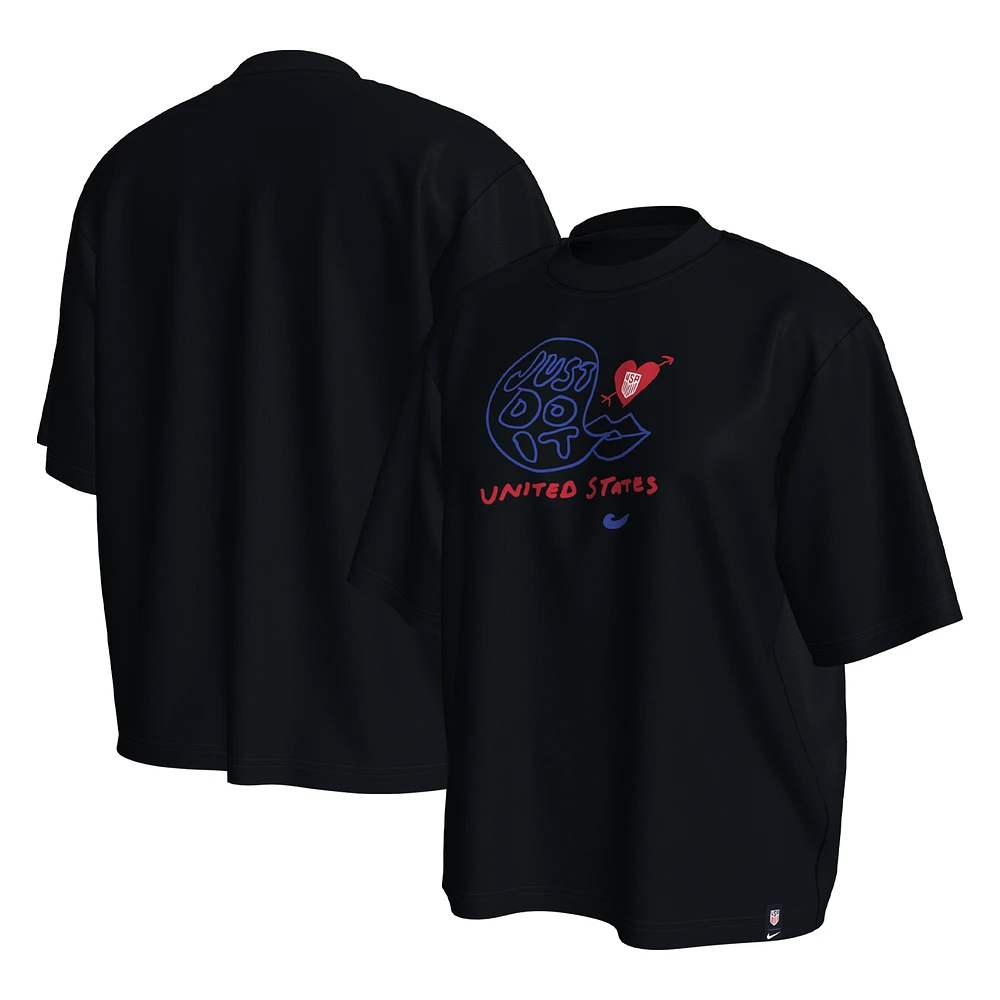 Women's Nike Black USMNT Spring T-Shirt