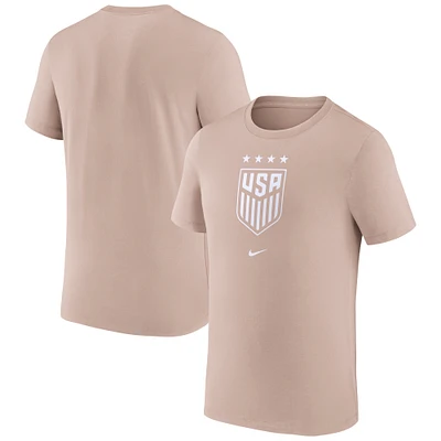 Men's Nike Tan USWNT Crest T-Shirt