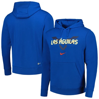 Men's Nike Blue Club America NSW Club Fleece Pullover Hoodie