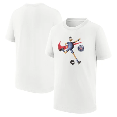Youth Nike White Paris Saint-Germain Mascot T-Shirt