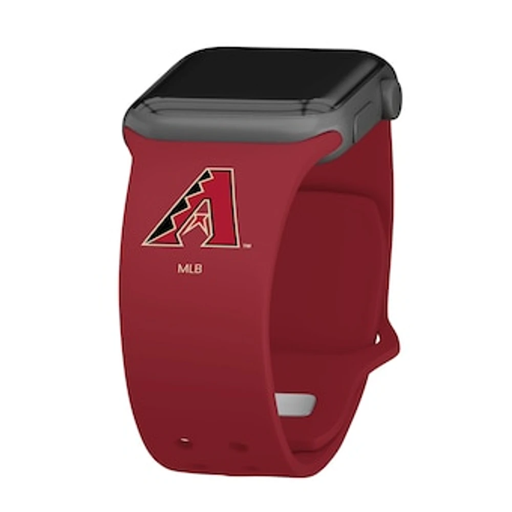Red Arizona Diamondbacks Logo Silicone Apple Watch Band