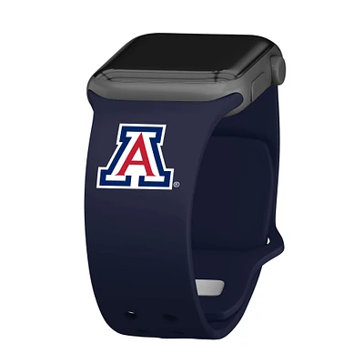 Navy Arizona Wildcats Logo Silicone Apple Watch Band