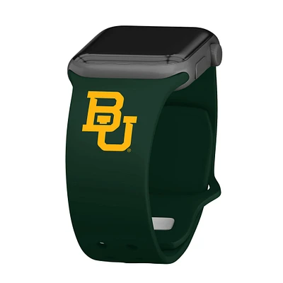 Green Baylor Bears Logo Silicone Apple Watch Band