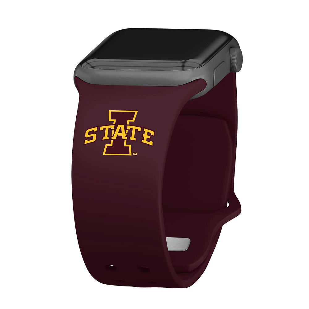 Cardinal Iowa State Cyclones Logo Silicone Apple Watch Band