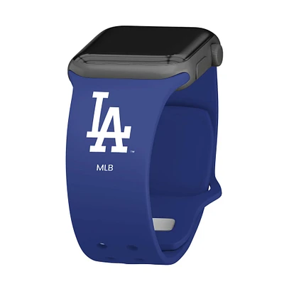 Blue Los Angeles Dodgers Logo Silicone Apple Watch Band
