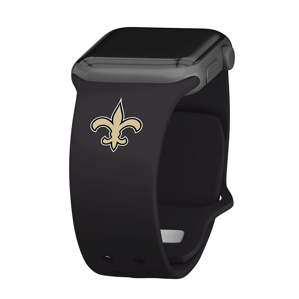 New Orleans Saints Logo Silicone Apple Watch Band