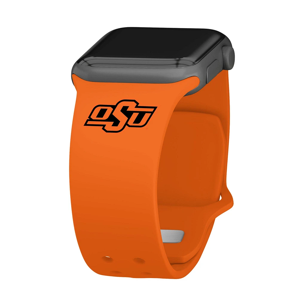 Orange Oklahoma State Cowboys Logo Silicone Apple Watch Band