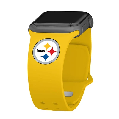 Pittsburgh Steelers Logo Silicone Apple Watch Band