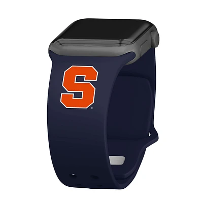 Navy Syracuse Orange Logo Silicone Apple Watch Band