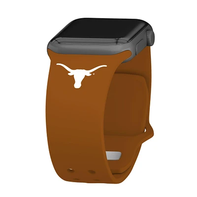 Texas Orange Longhorns Logo Silicone Apple Watch Band