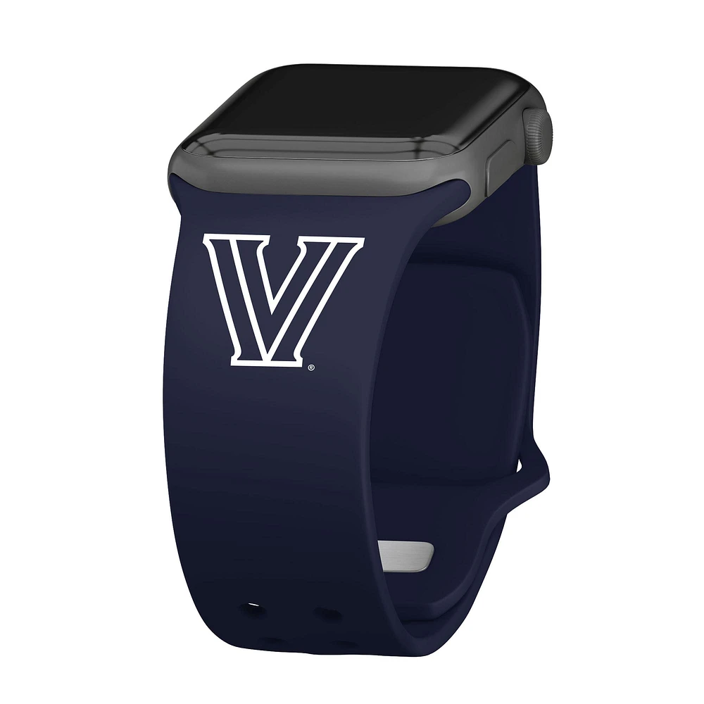 Navy Villanova Wildcats Logo Silicone Apple Watch Band