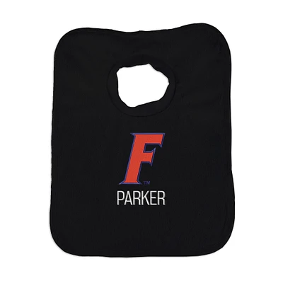 Newborn & Infant Black Florida Gators Alternate Logo Personalized Bib