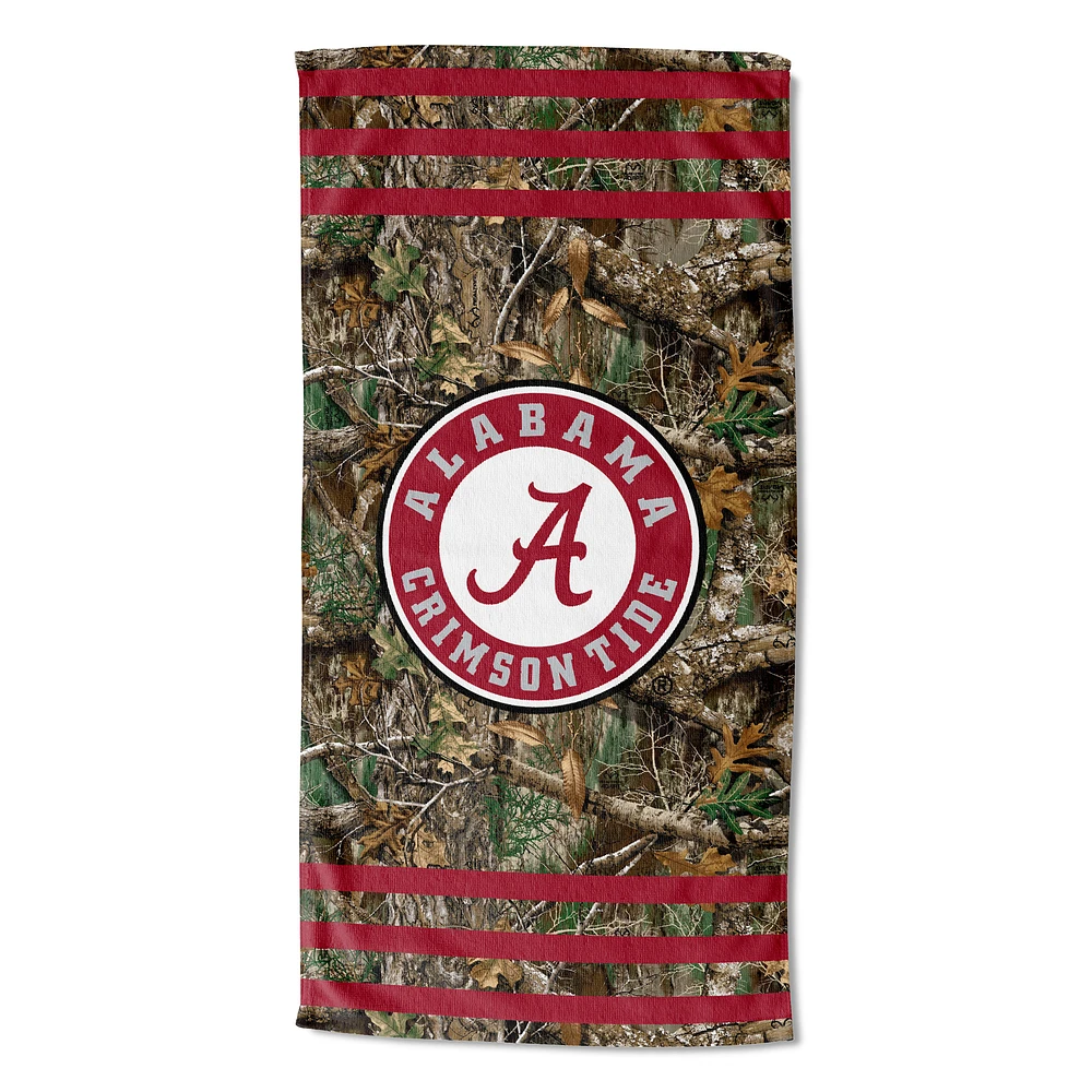 The Northwest Group Alabama Crimson Tide 30"x 60" Three Stripes Beach Towel