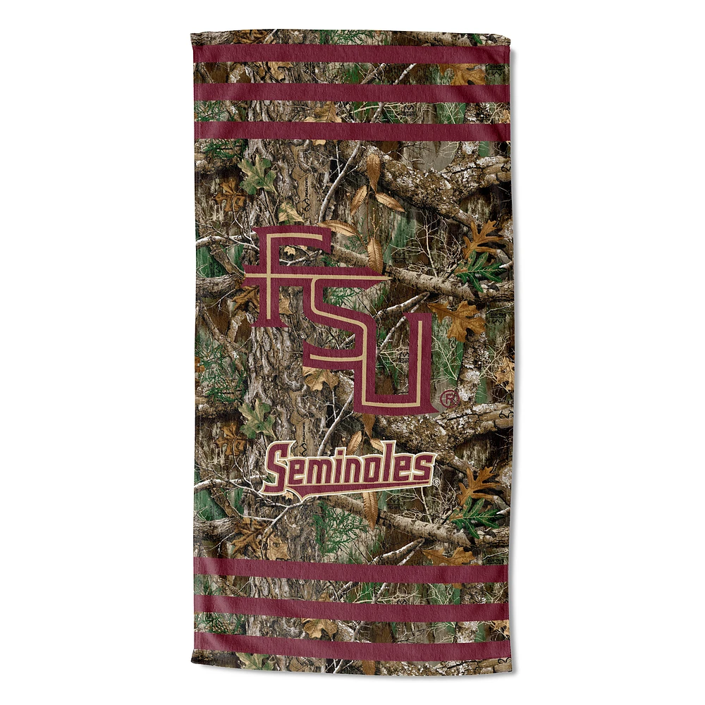 The Northwest Group Florida State Seminoles 30"x 60" Three Stripes Beach Towel
