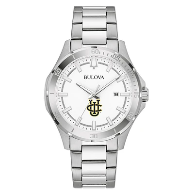 Men's Bulova Silver UC Irvine Anteaters Stainless Steel Classic Sport Watch