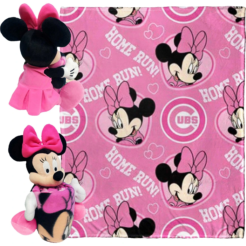 Northwest x Disney Chicago Cubs Minnie Hugger Pillow & Silk Touch Throw Set