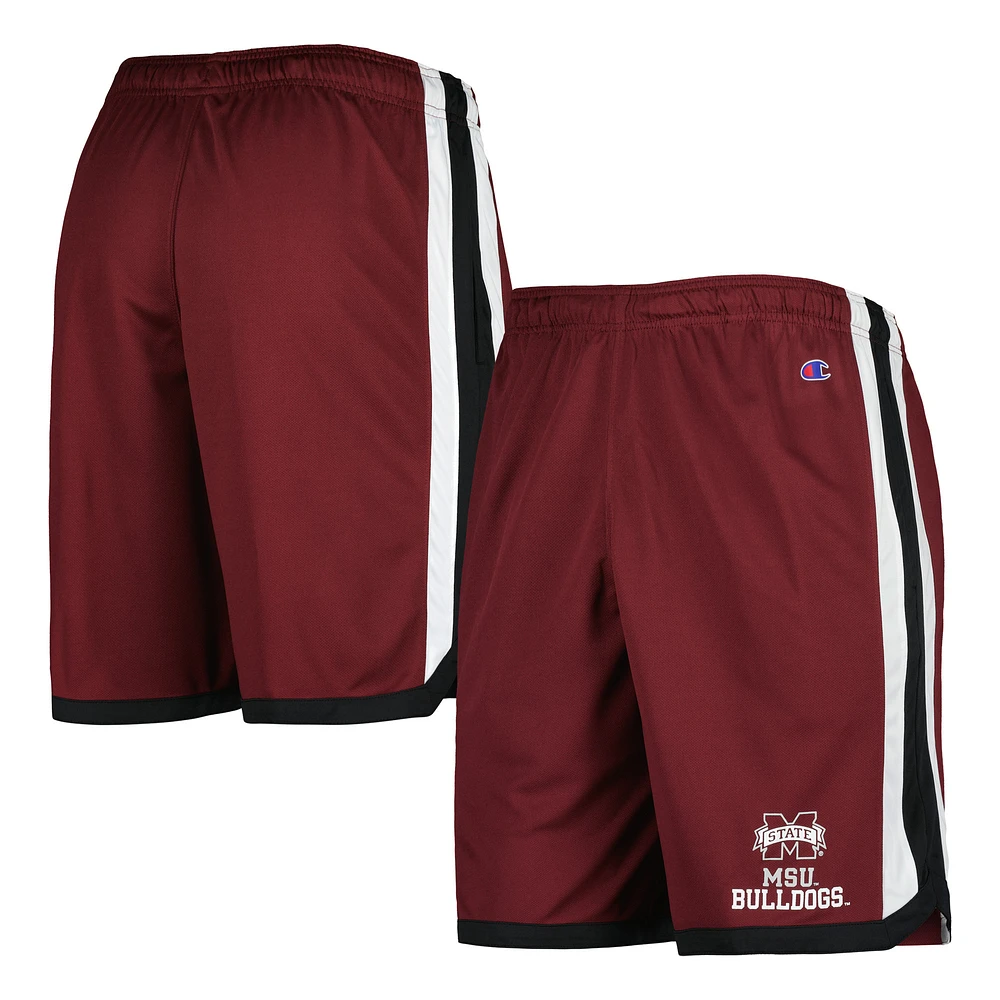 Men's Champion Maroon Mississippi State Bulldogs Basketball Shorts