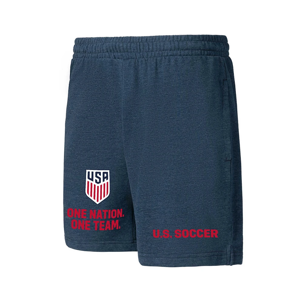 Men's Concepts Sport Navy USMNT Multi-Logo Shorts