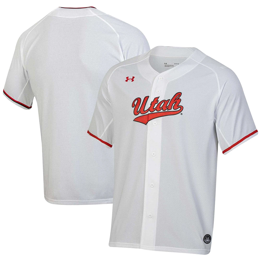 Men's Under Armour Utah Utes Replica Baseball Jersey