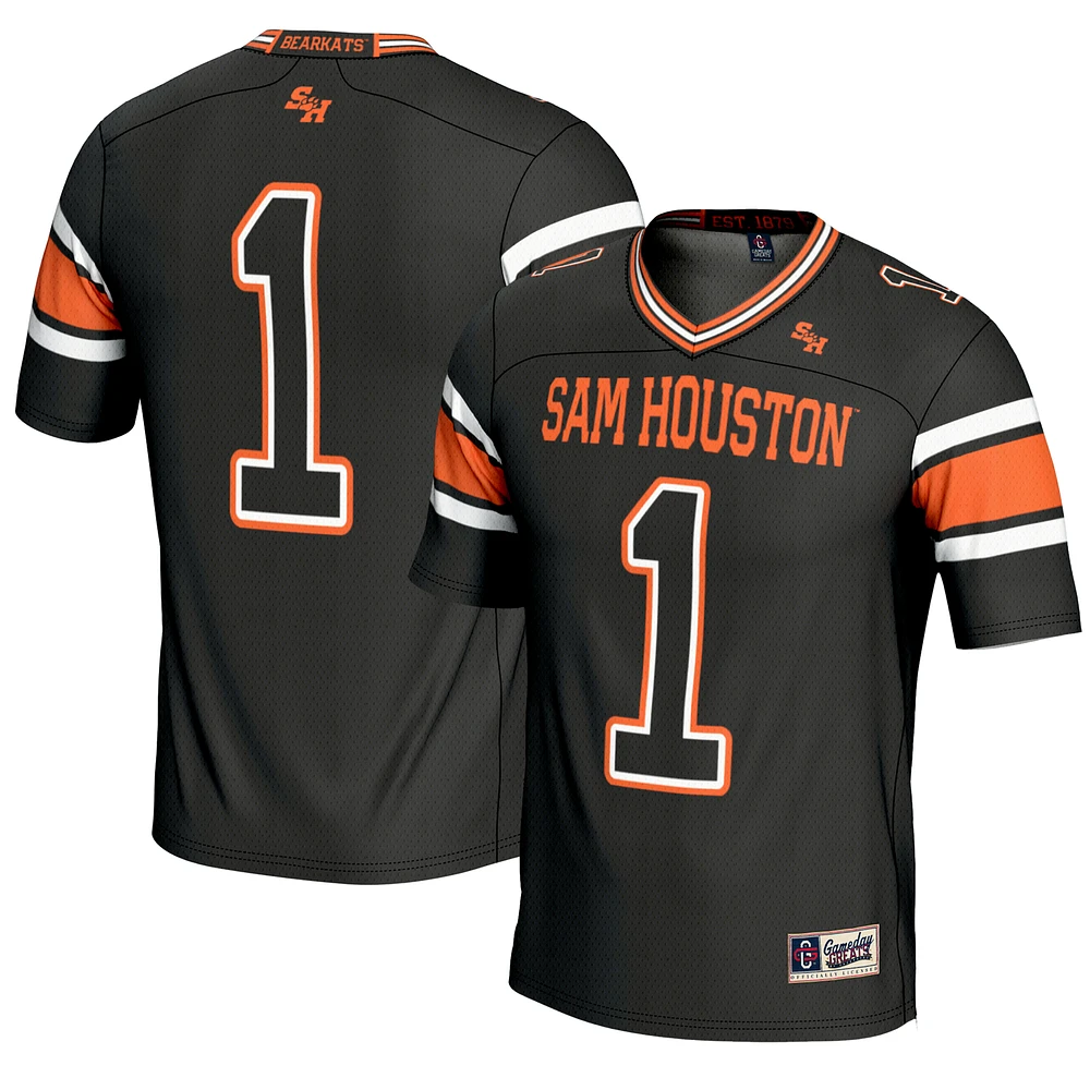 Youth GameDay Greats #1 Black Sam Houston State Bearkats Endzone Football Jersey
