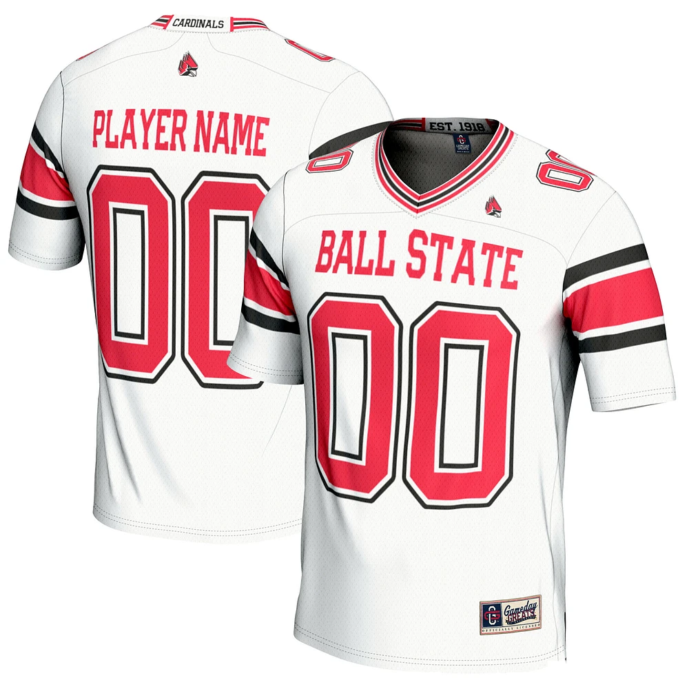 Men's GameDay Greats Ball State Cardinals NIL Pick-A-Player Football Jersey
