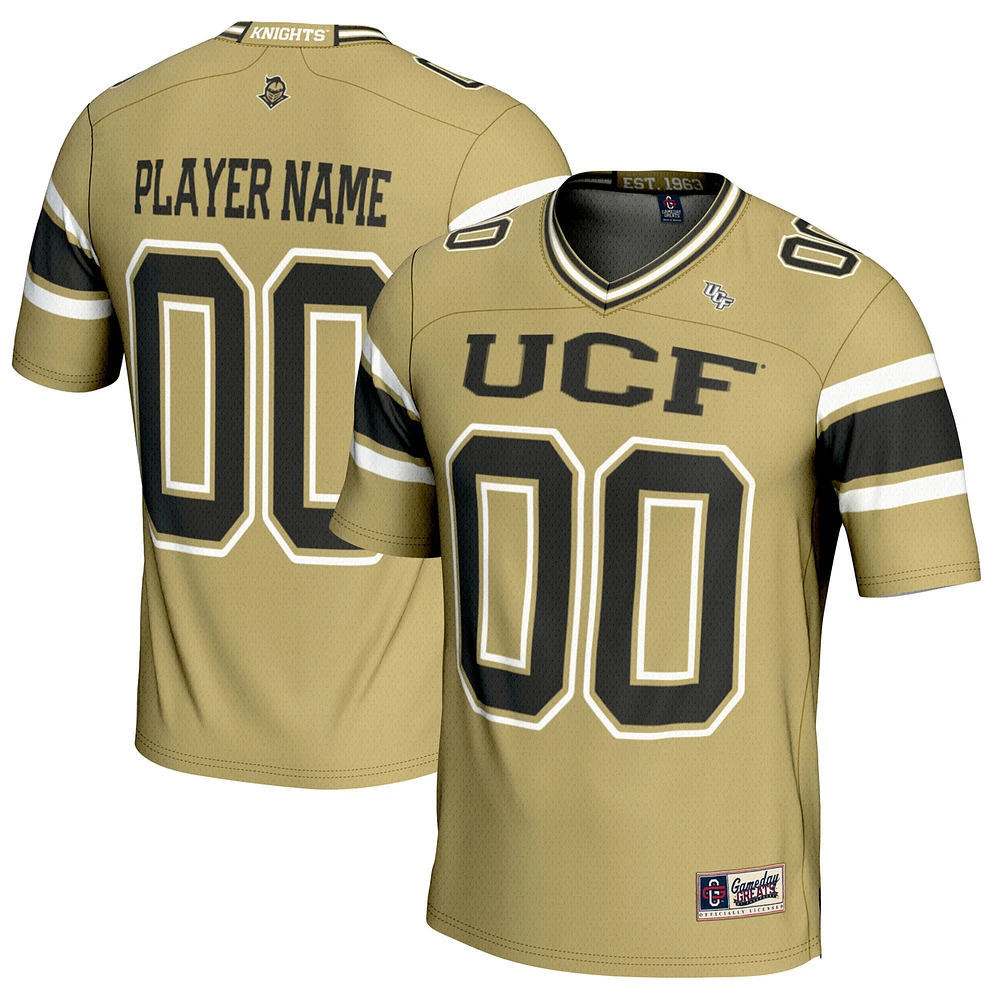 Men's GameDay Greats Gold UCF Knights NIL Pick-A-Player Football Jersey