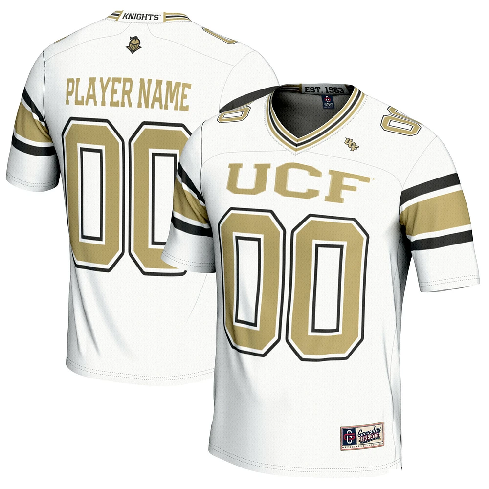 Youth GameDay Greats White UCF Knights NIL Pick-A-Player Football Jersey