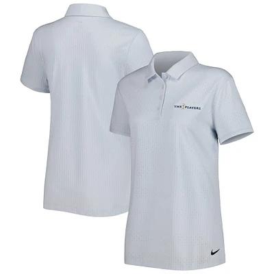 Women's Nike Gray THE PLAYERS Victory Performance Polo