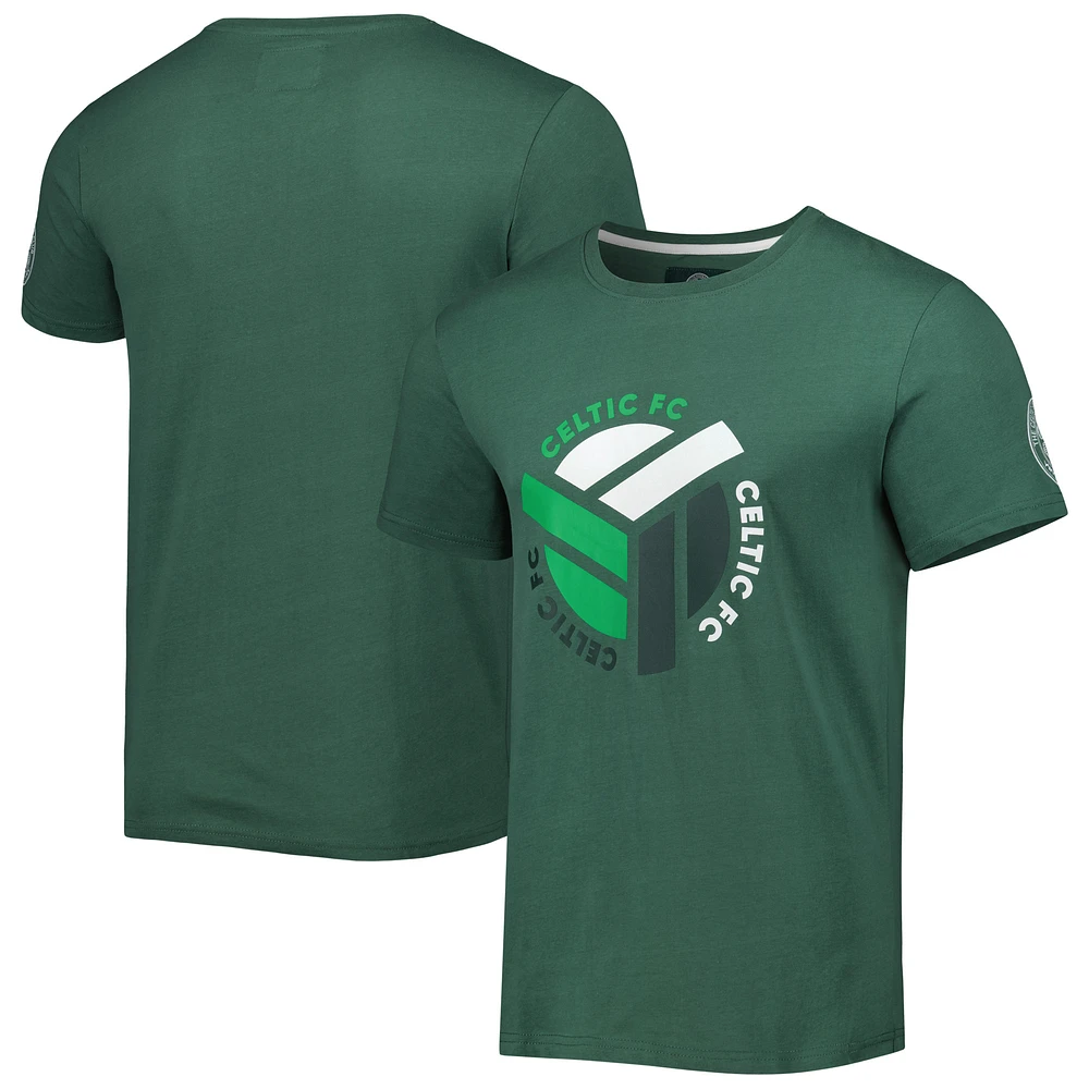 Men's Green Celtic Rounded T-Shirt